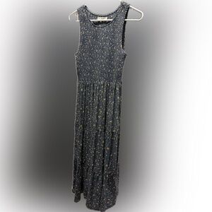 NATURAL LIFE Navy Floral Maxi Dress